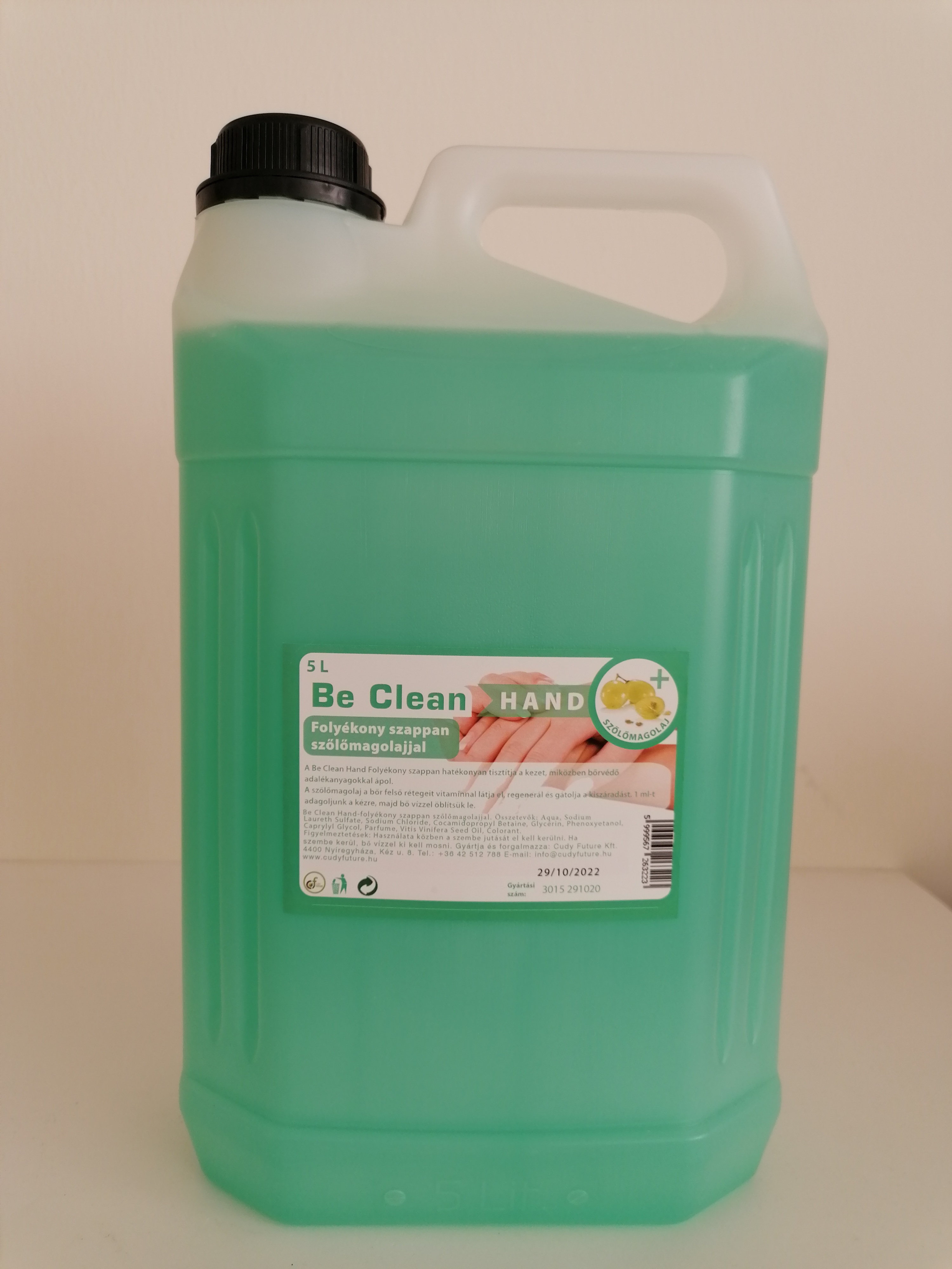 Be Clean Hand folyékony szappan  5 liter