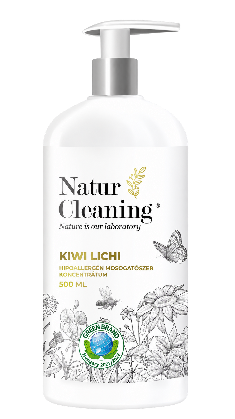 Naturcleaning Mosogatószer Kiwi-Lichi 500 ml