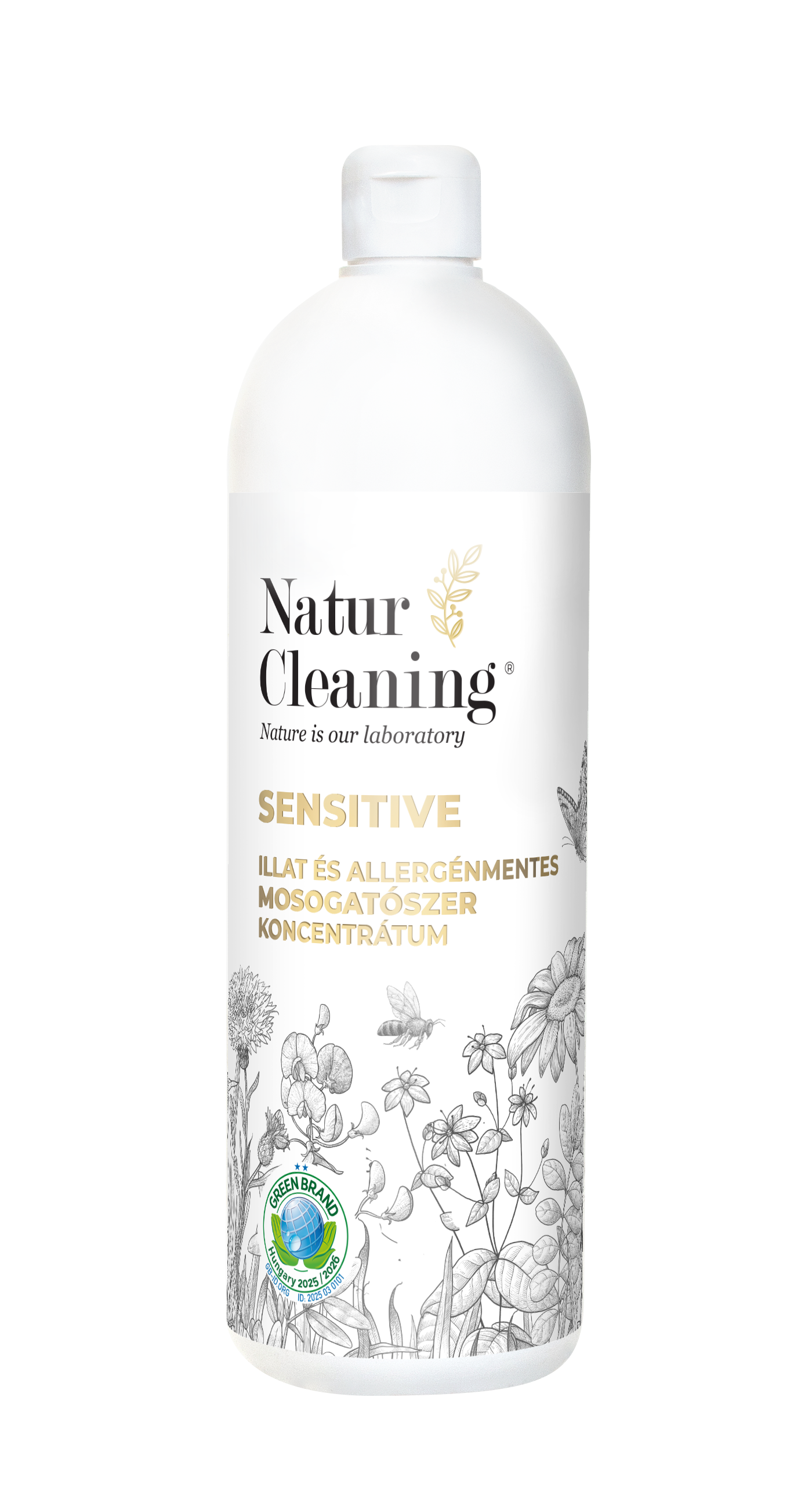 Naturcleaning Mosogatószer Sensitive illat és allergénmentes 1 liter