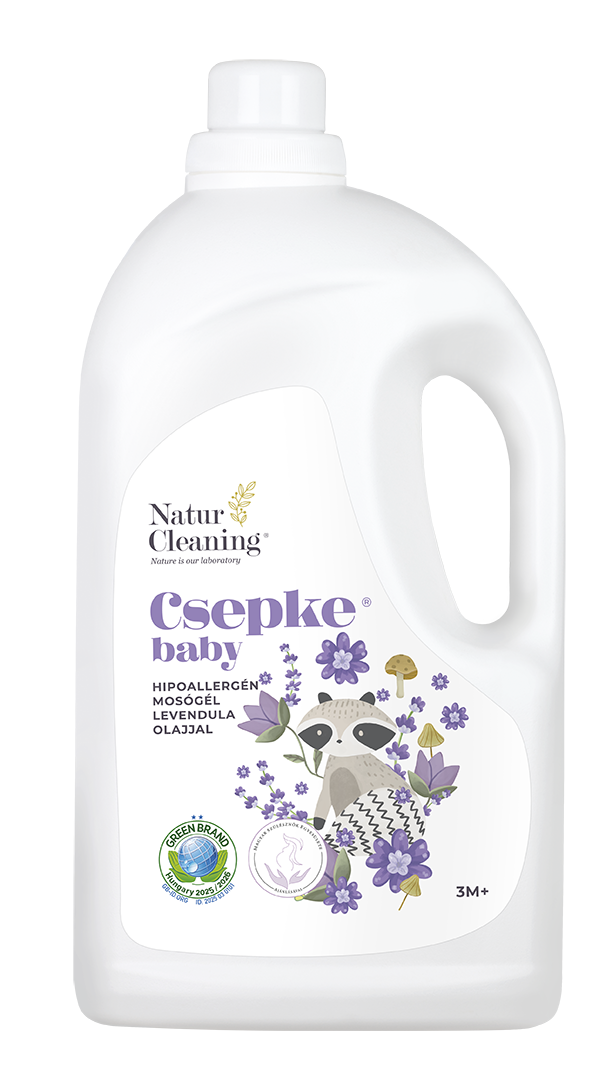 Csepke Baby mosógél levendula olajjal 3m+ 4 liter