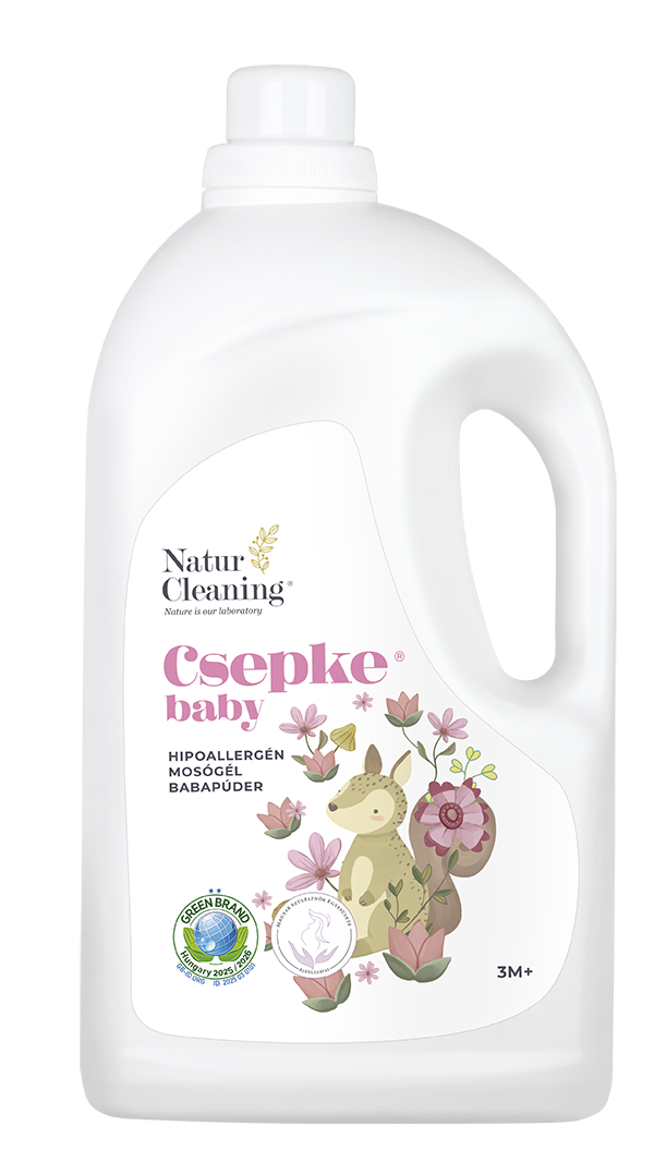 Csepke baby hipoallergén mosógél babapúder 4 liter