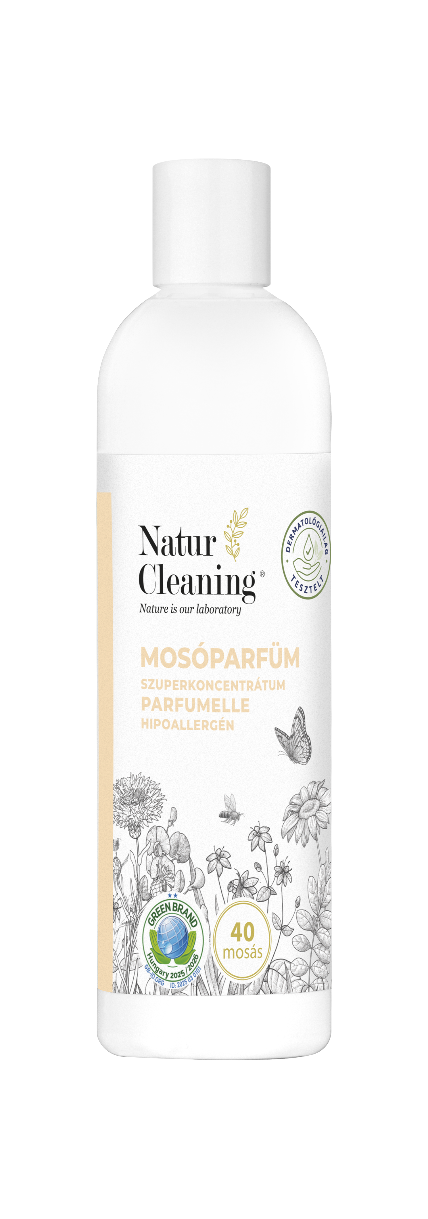 Naturcleaning Parfumelle Hipoallergén Mosóparfüm Szuperkoncentrátum 200 ml