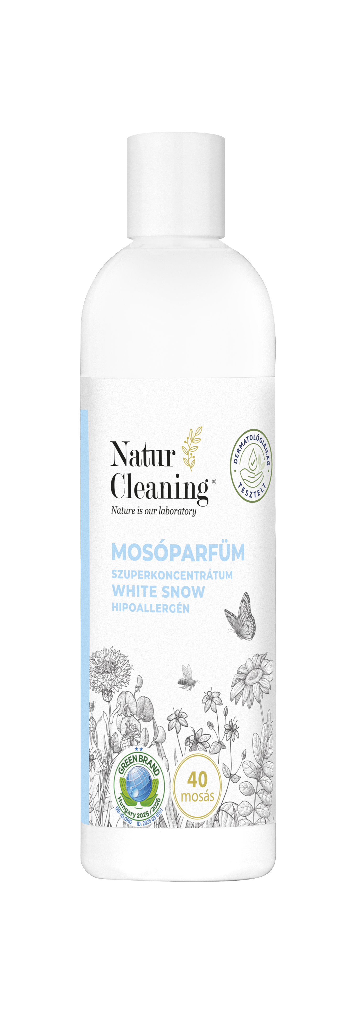 Naturcleaning White Snow Hipoallergén Mosóparfüm Szuperkoncentrátum 200 ml