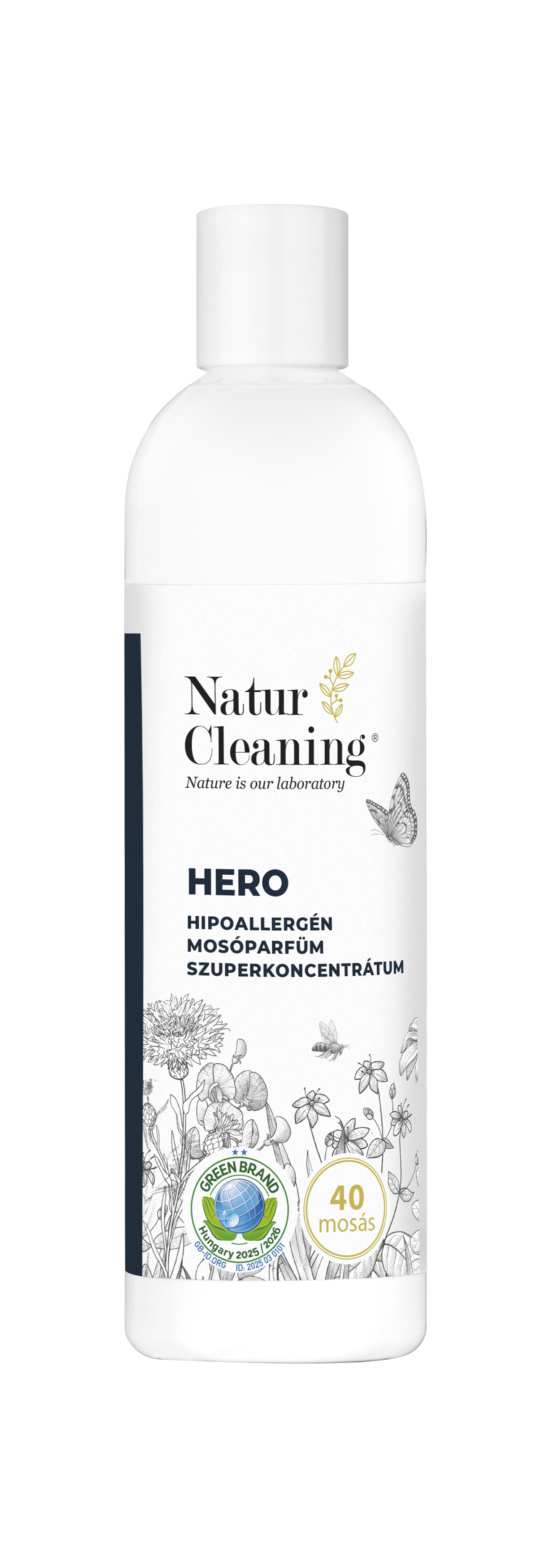 Naturcleaning Hero Hipoallergén Mosóparfüm Szuperkoncentrátum 200 ml