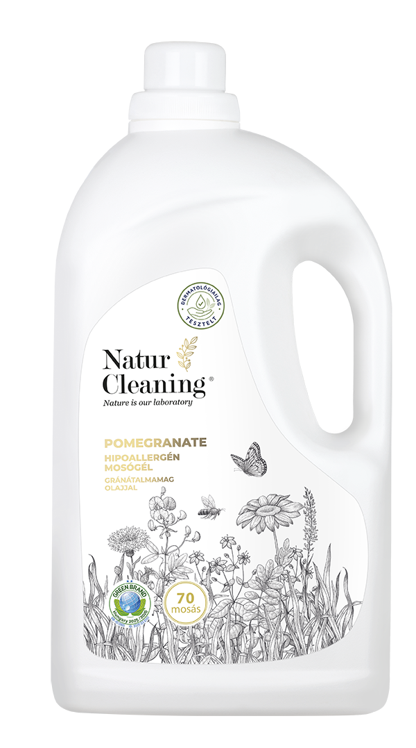 Naturcleaning Gránátalma hipoallergén mosógél 4 liter