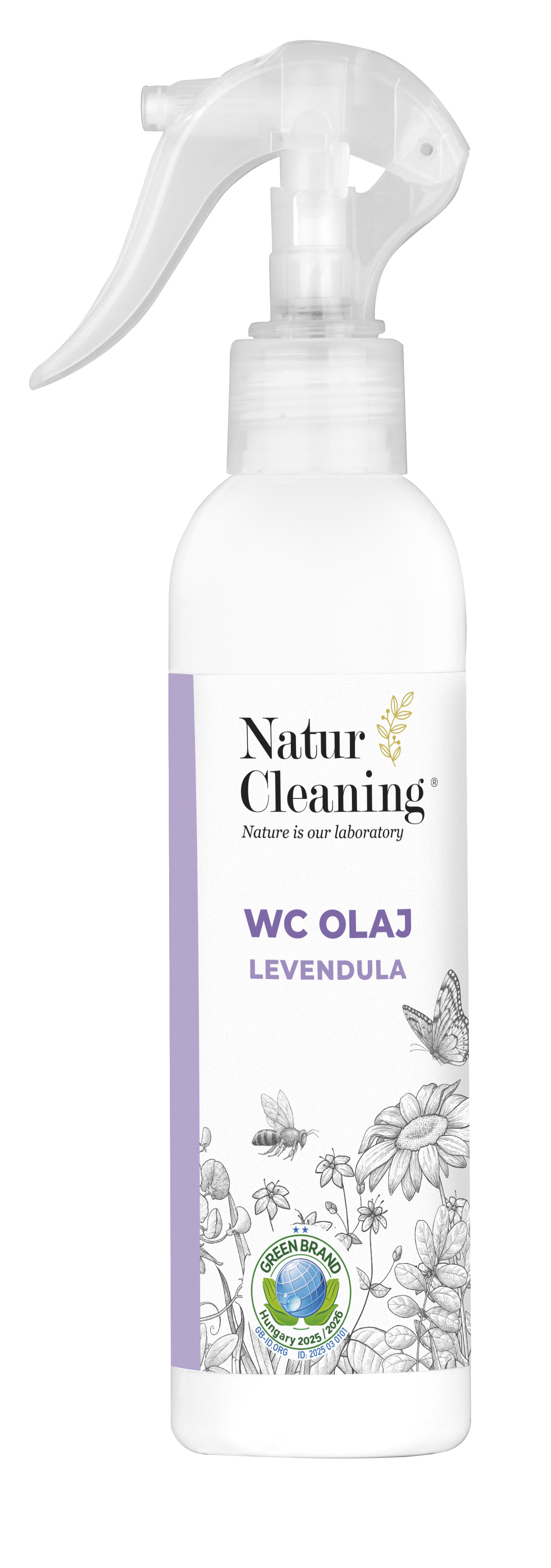 Naturcleaning WC olaj Levendula 200 ml