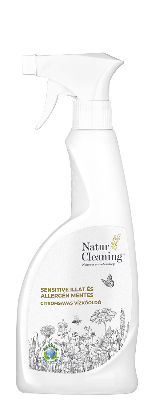 Naturcleaning Sensitive illat és allergén mentes citromsavas vízkőoldó 500 ml