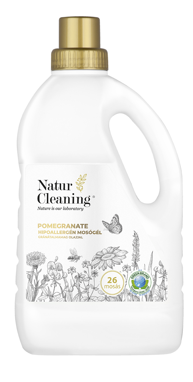 Naturcleaning Gránátalma hipoallergén mosógél 1,5 liter