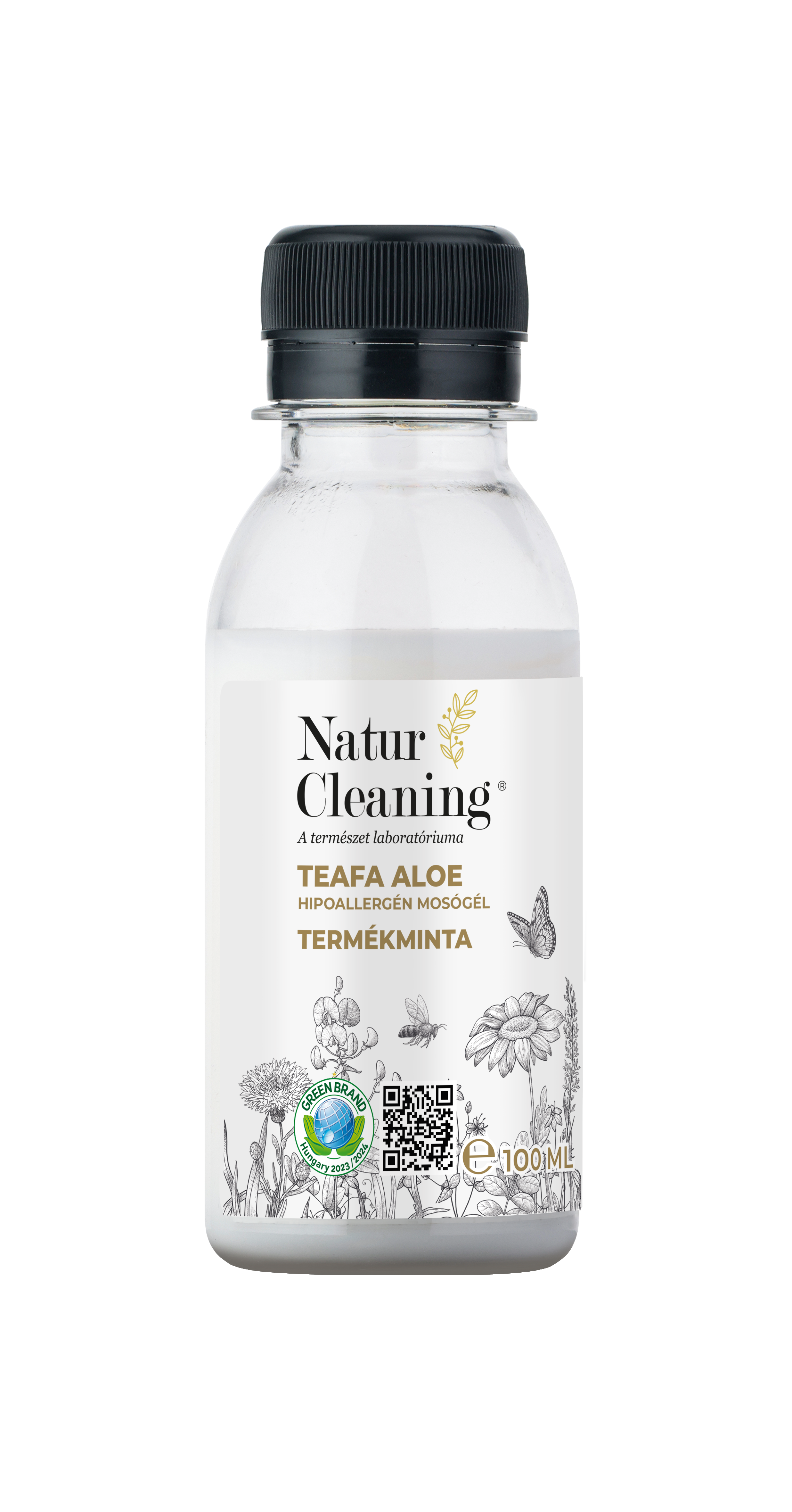 Naturcleaning Teafa-Aloe hipoallergén mosógél termékminta 100 ml