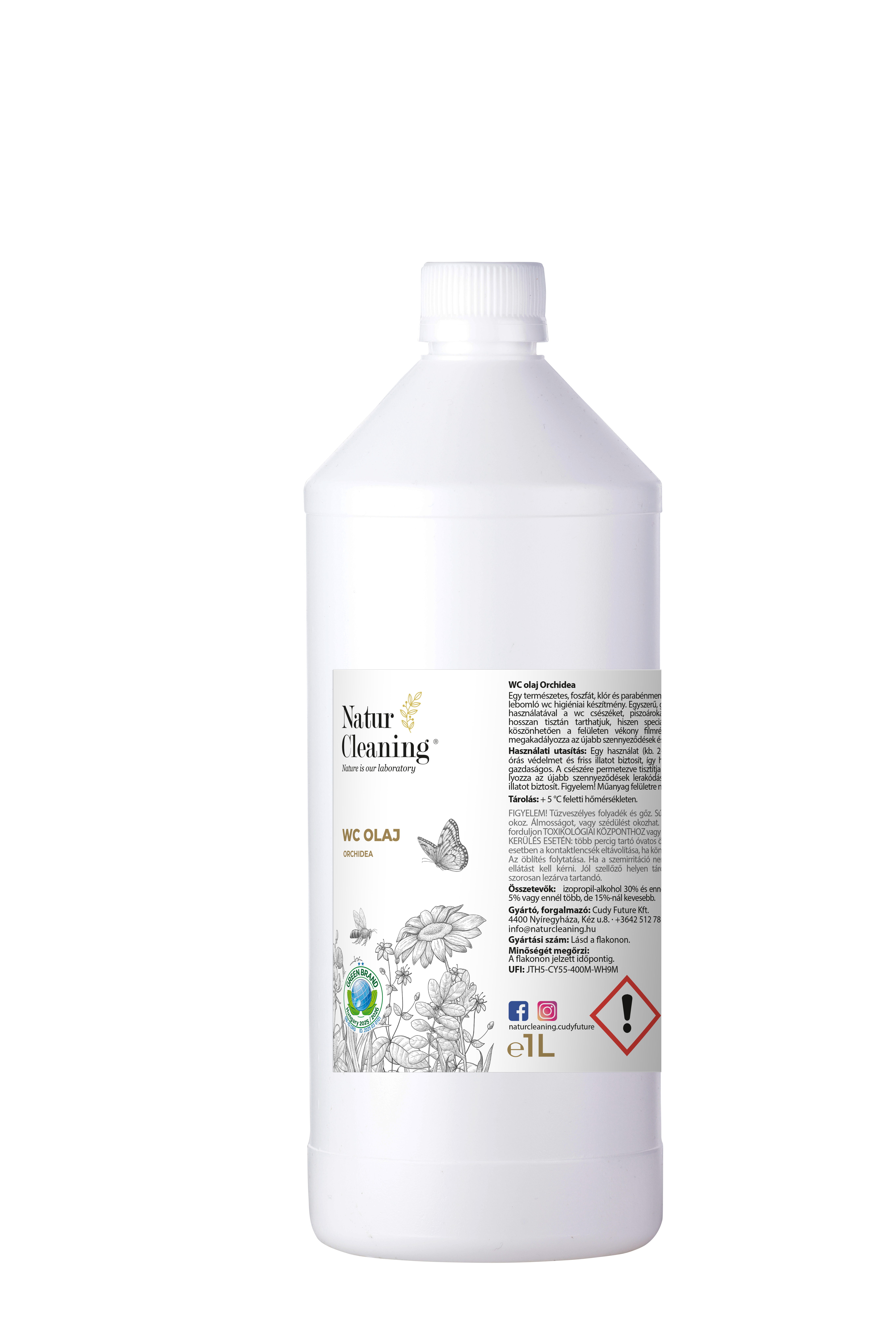 Naturcleaning WC olaj Orchidea 1 liter