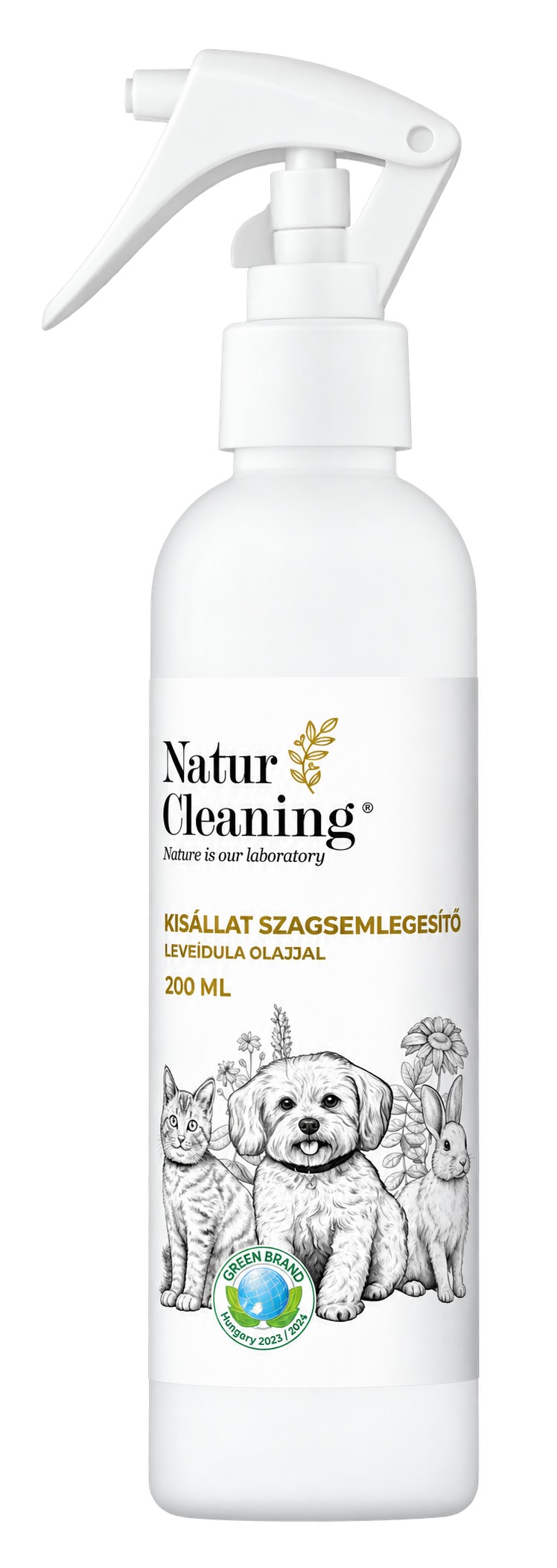 Naturcleaning kisállat szagsemlegesítő 200 ml