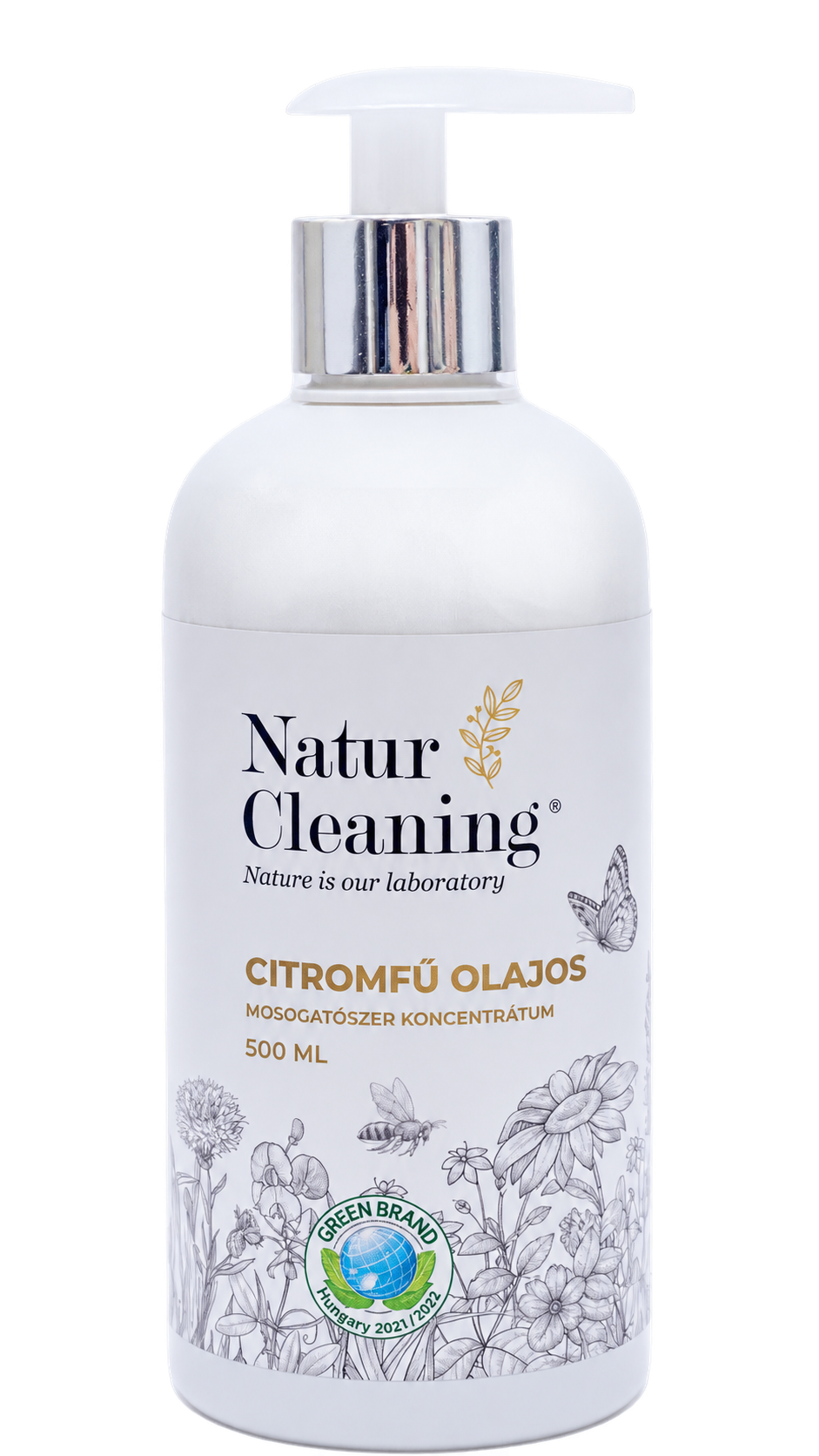 Naturcleaning Mosogatószer Citromfű olajos 500ml