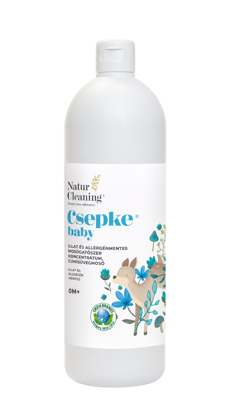 Csepke Baby mosogatószer koncentrátum, cumisüveg mosó 0m+ 1 liter