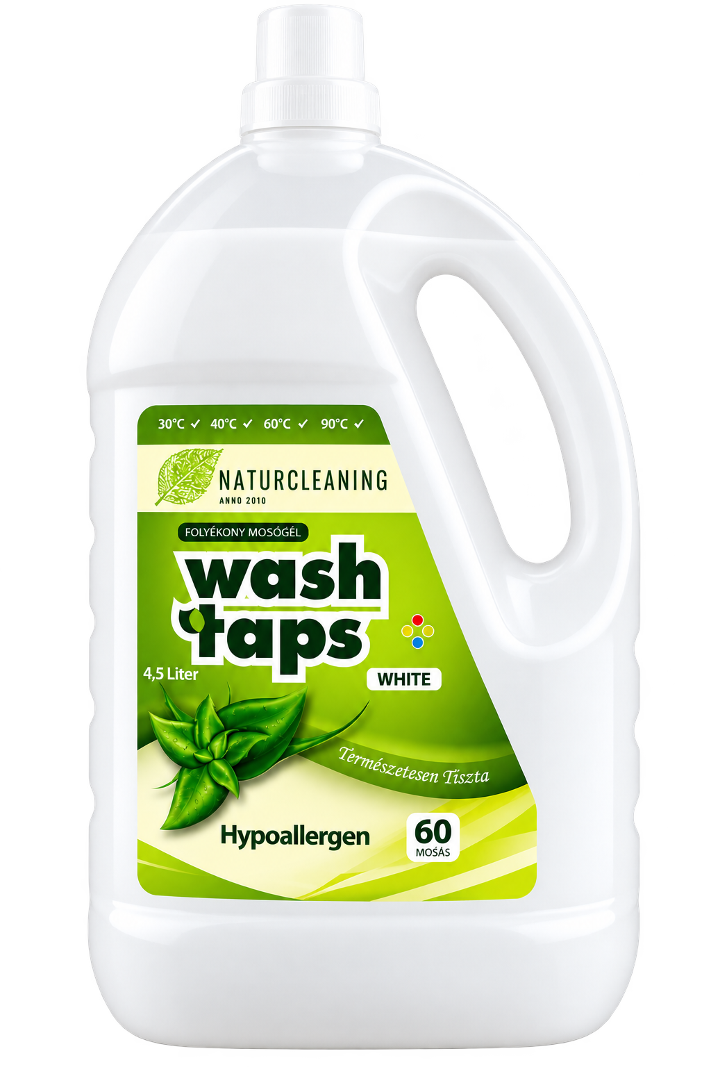 Wash Taps White hipoallergén mosógél 4,5 liter