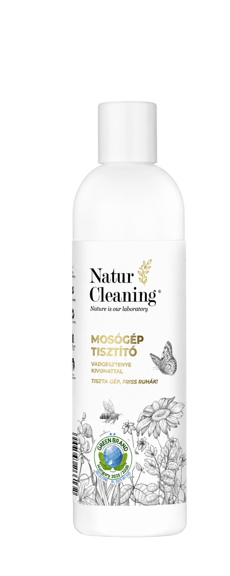 Naturcleaning Mosógép tisztító vadgesztenye kivonattal 200 ml