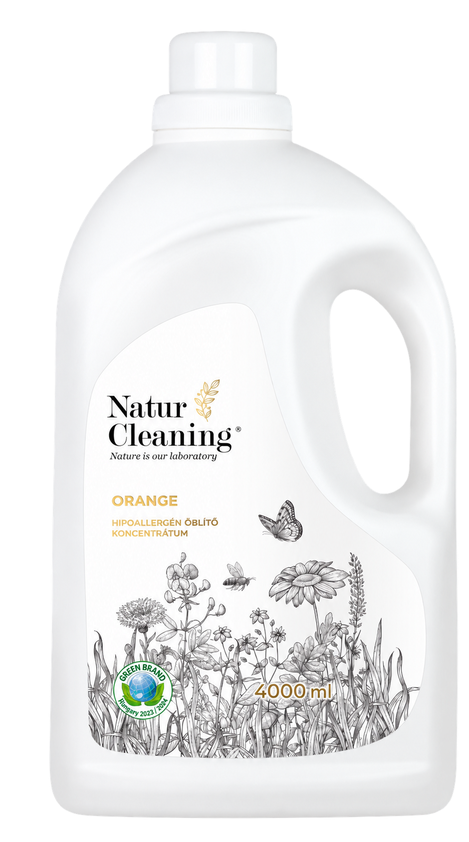Naturcleaning Öblítő Koncentrátum Orange 4 liter
