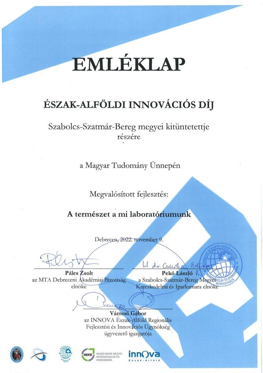 Innovációs díj
