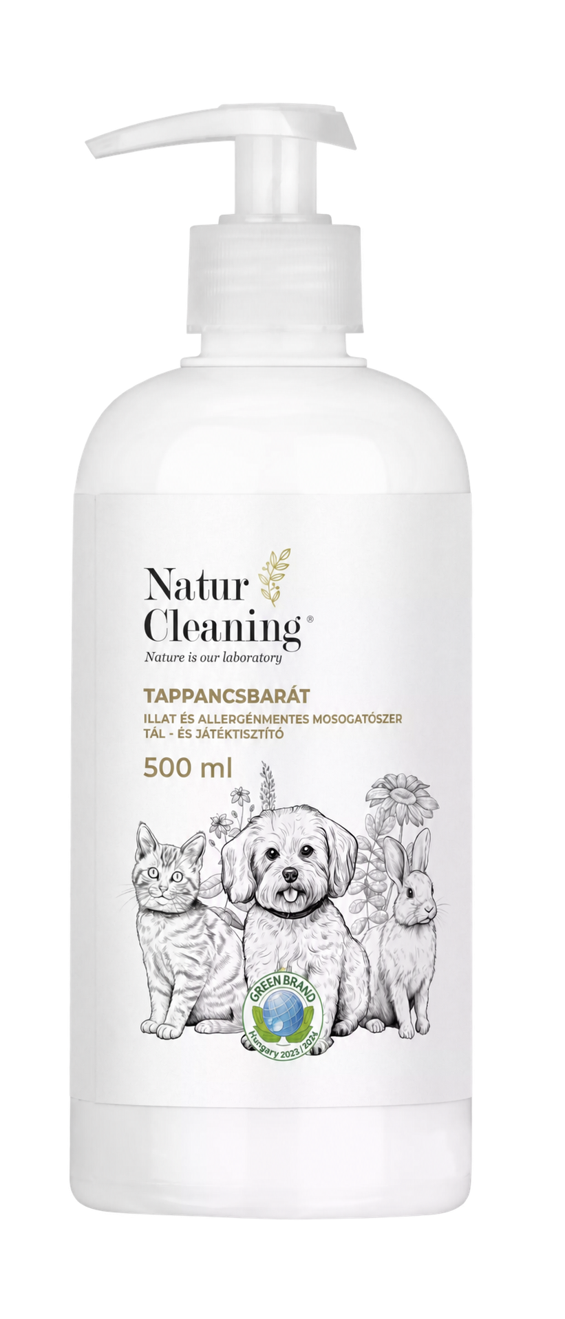 Naturcleaning Tappancsbarát Mosogatószer Tál - és játéktisztító 500 ml