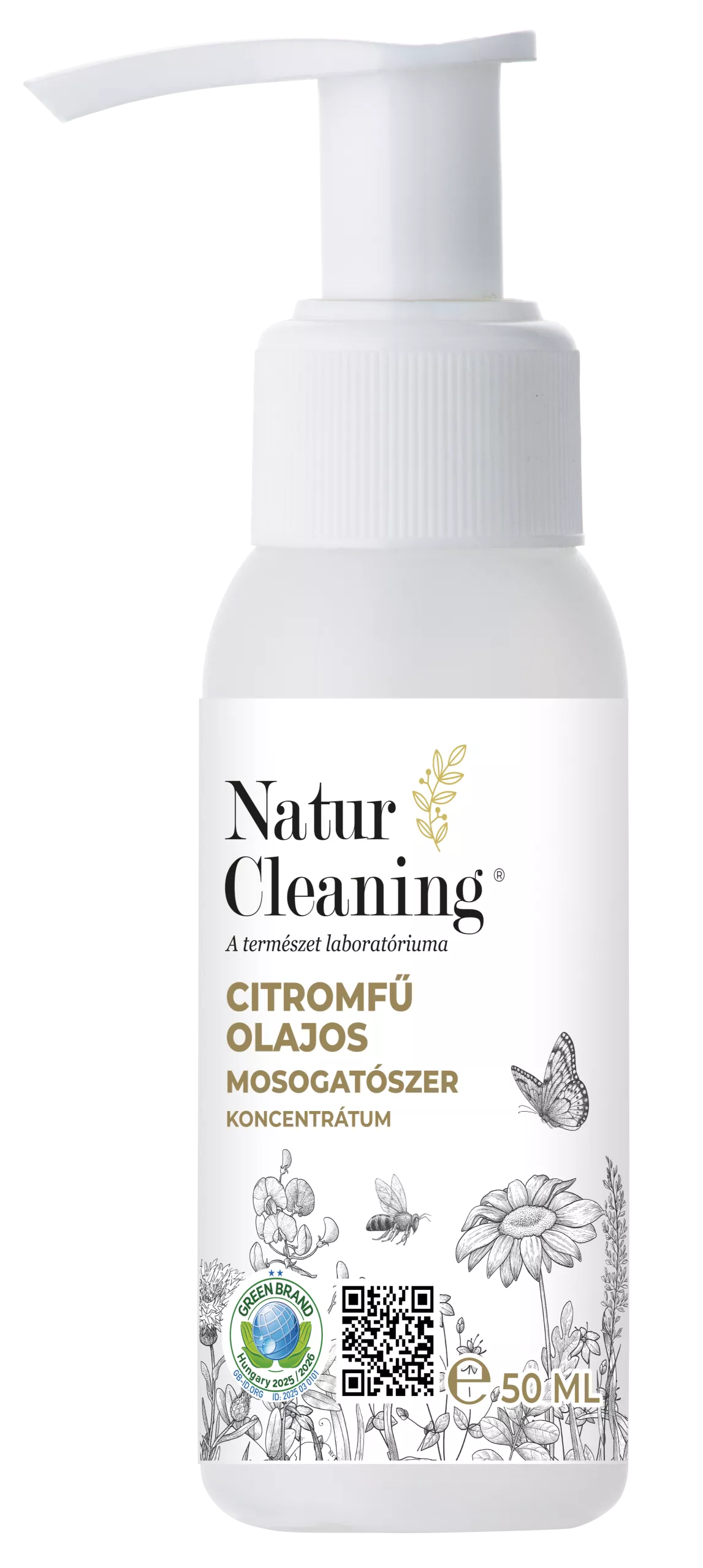 Naturcleaning Mosogatószer Citromfű olajos 50 ml