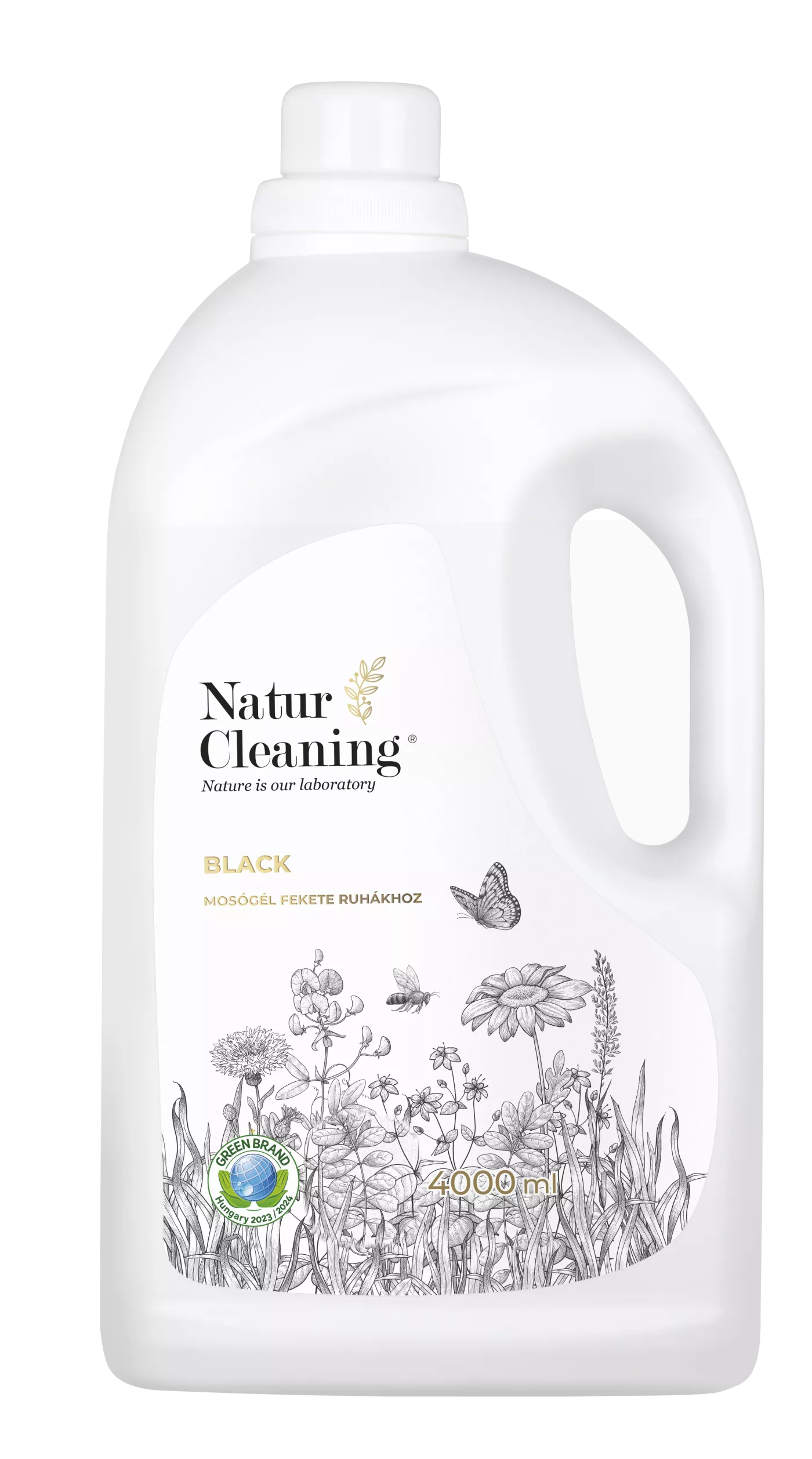 Naturcleaning Black hipoallergén mosógél 4 liter