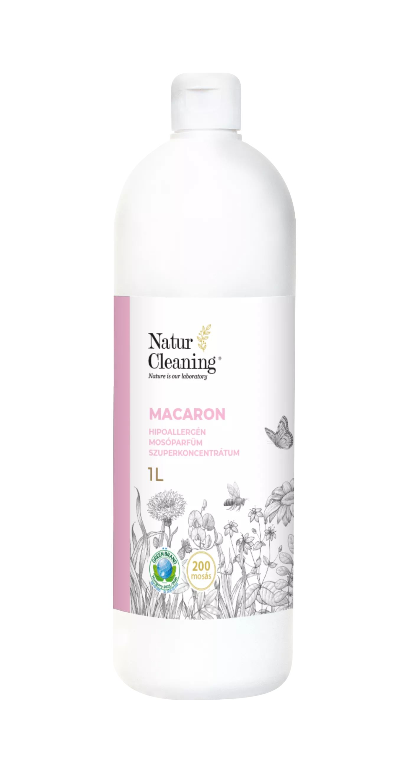 Naturcleaning Macaron Hipoallergén Mosóparfüm Szuperkoncentrátum 1 liter