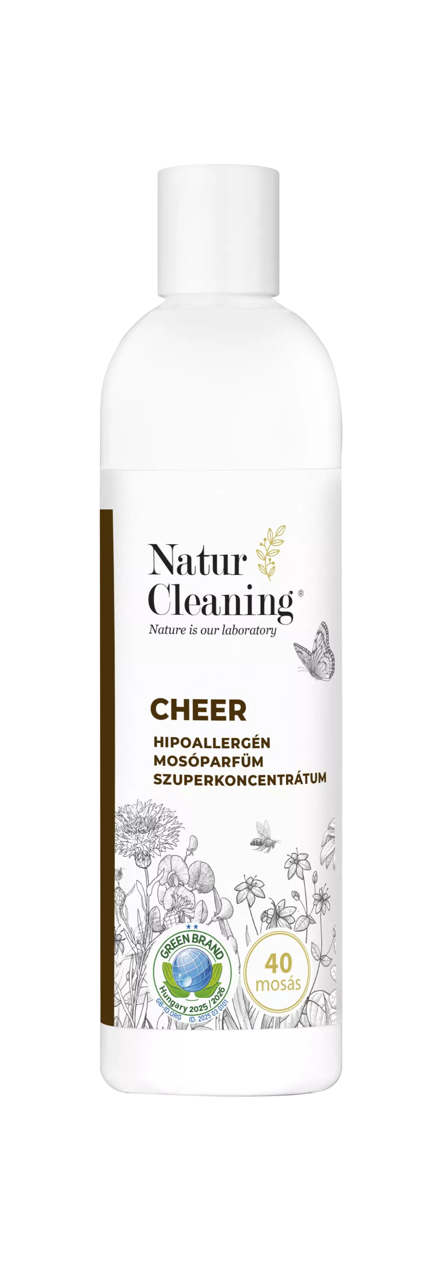 Naturcleaning Cheer Hipoallergén Mosóparfüm Szuperkoncentrátum 200 ml