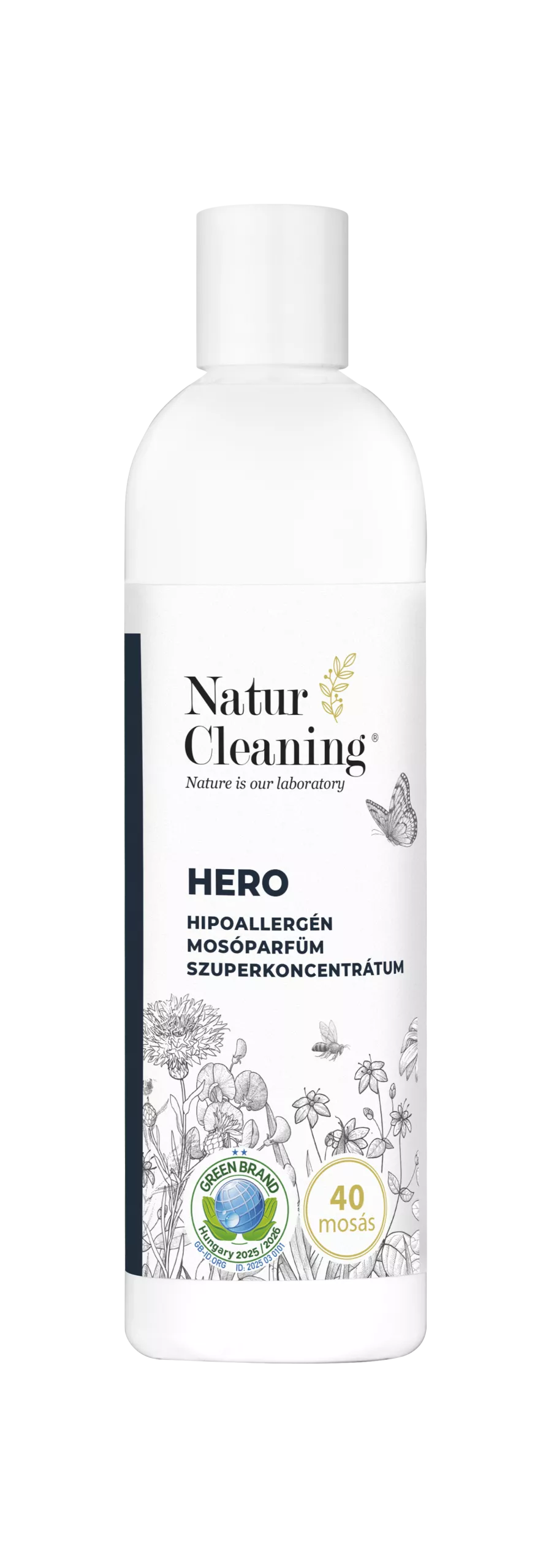 Naturcleaning Hero Hipoallergén Mosóparfüm Szuperkoncentrátum 200 ml