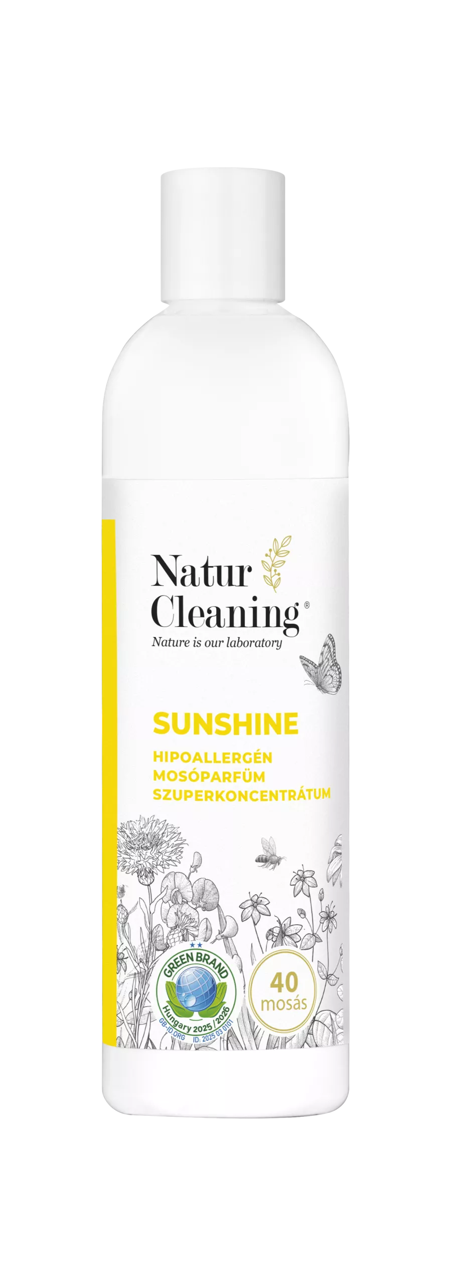 Naturcleaning Sunshine Hipoallergén Mosóparfüm Szuperkoncentrátum 200 ml