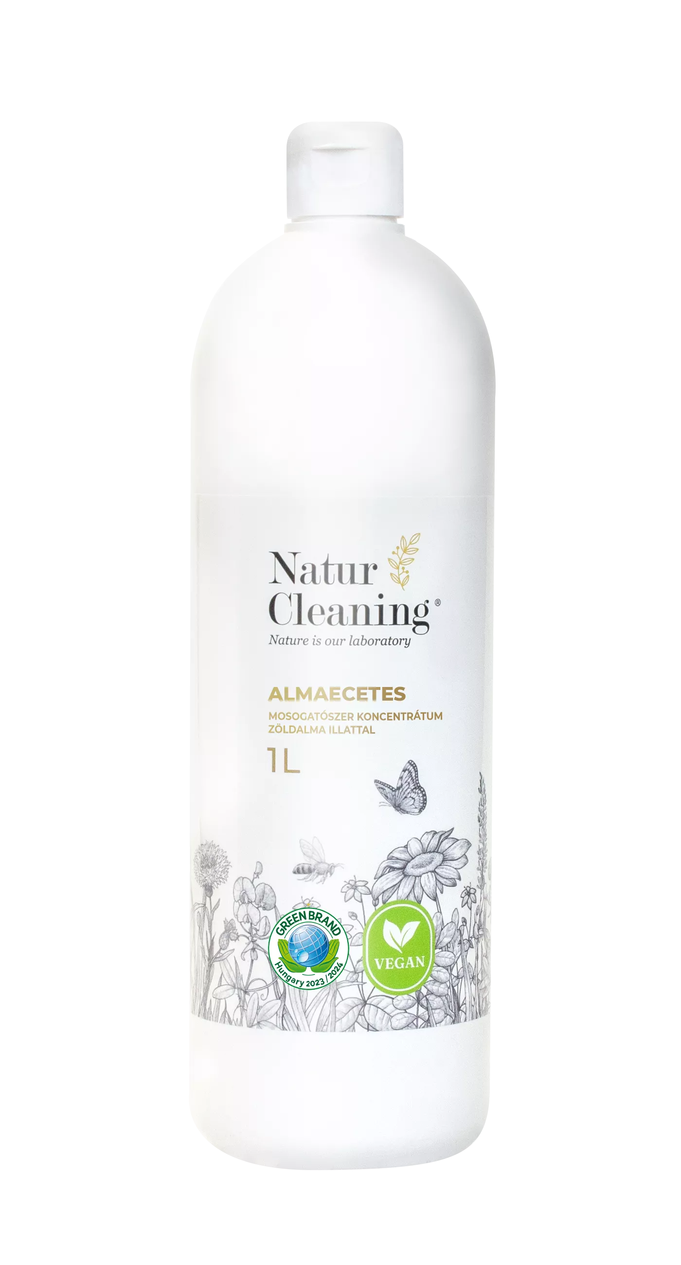 Naturcleaning Mosogatószer Almaecetes zöldalma illattal 1 liter