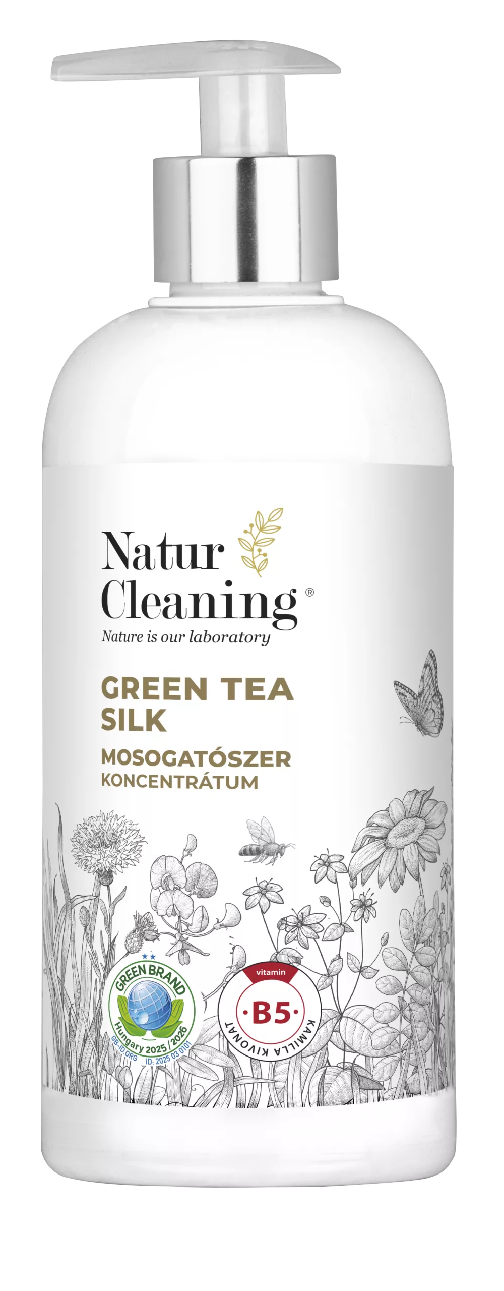 Naturcleaning Mosogatószer koncentrátum Green Tea Silk 500 ml