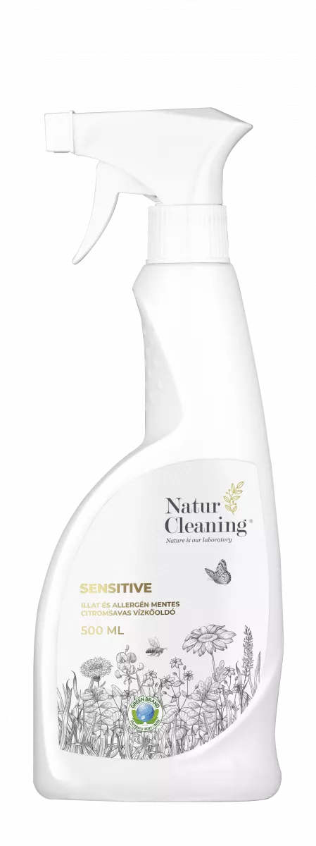 Naturcleaning Sensitive illat és allergén mentes citromsavas vízkőoldó 500 ml