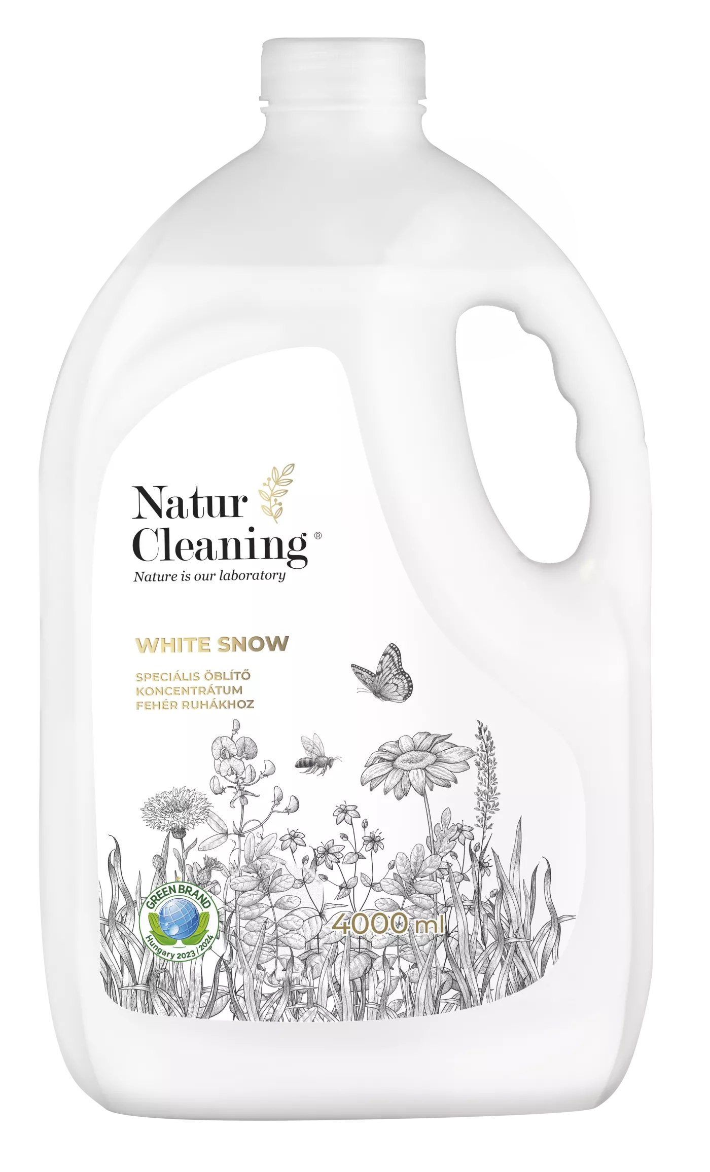 Naturcleaning Öblítő Koncentrátum White Snow 4 liter