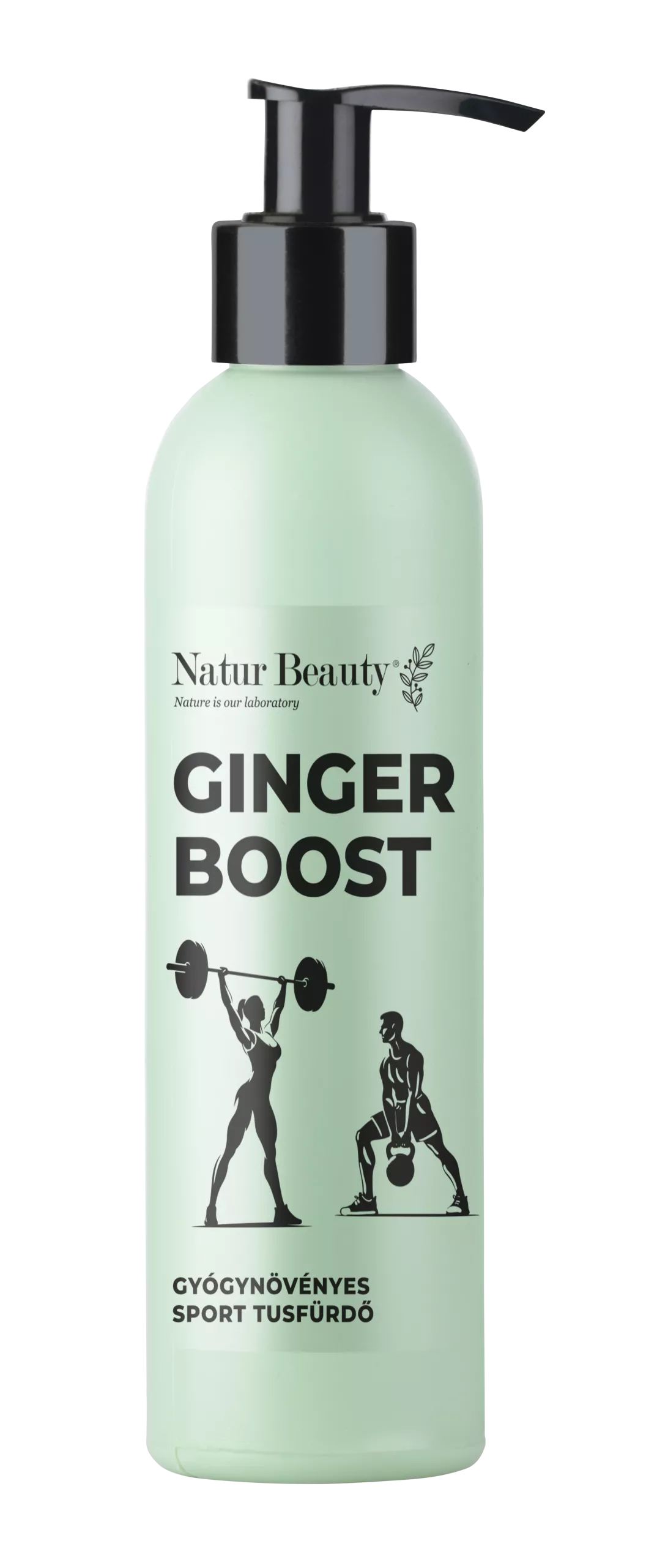 Natur Beauty GINGER Boost gyógynövényes sport tusfürdő  200 ml