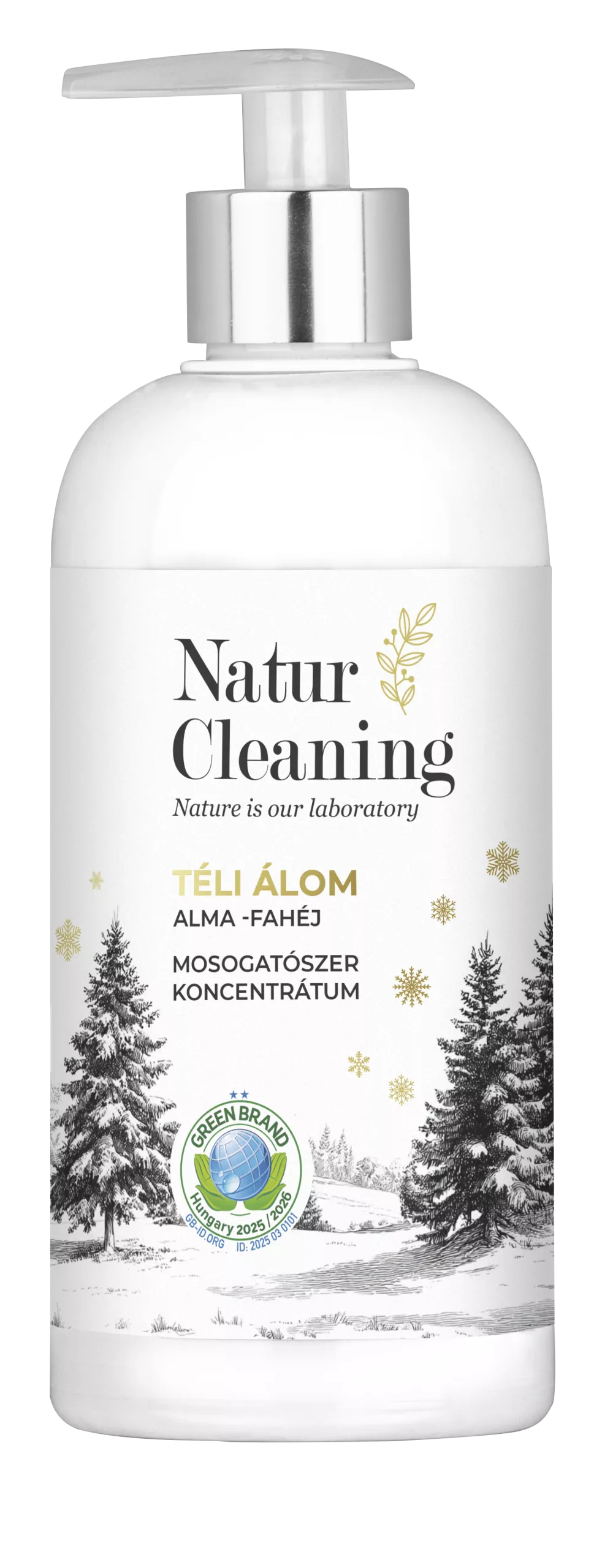 Naturcleaning Mosogatószer Téli Álom Alma-Fahéj 500 ml