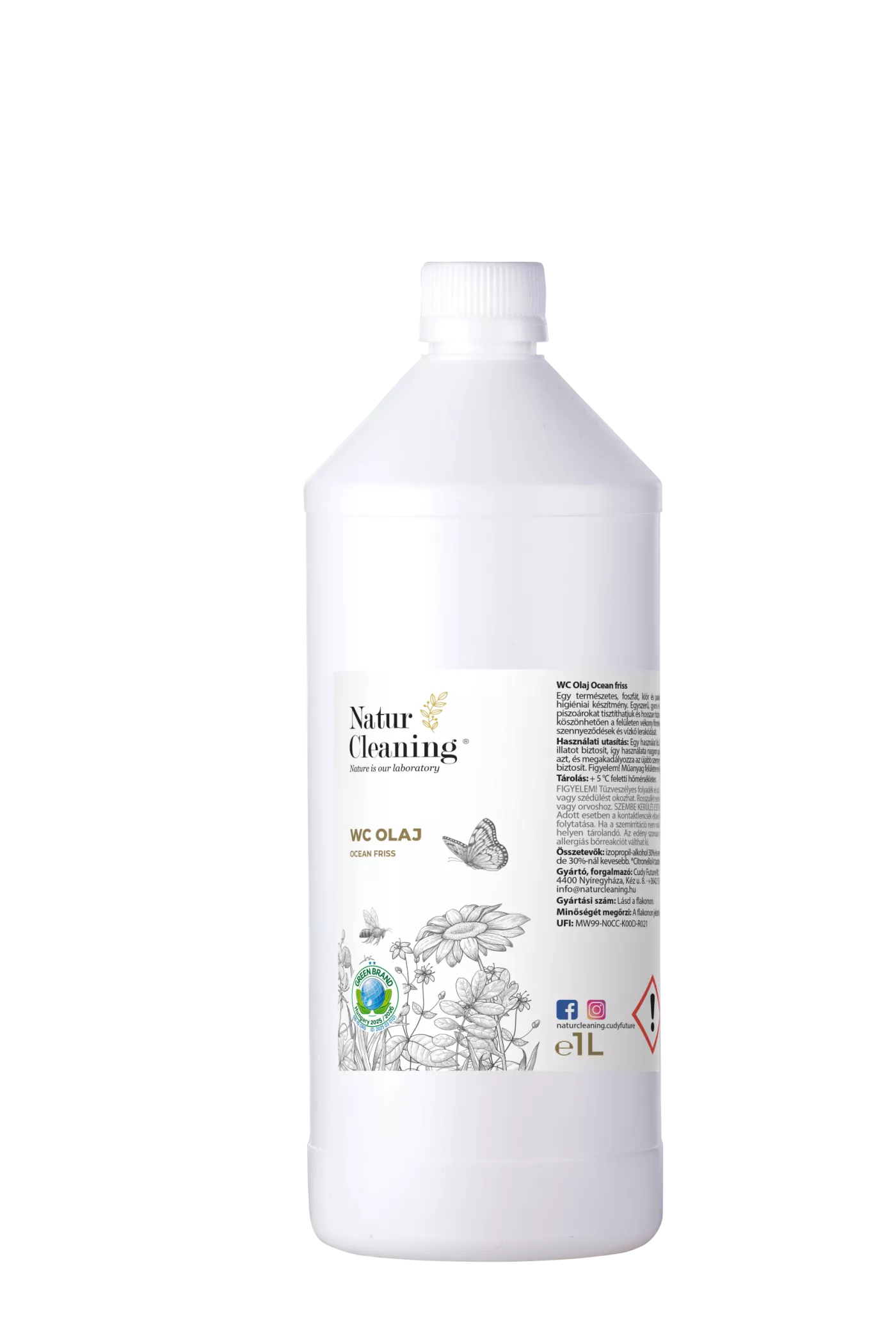 Naturcleaning WC olaj Óceán 1 liter