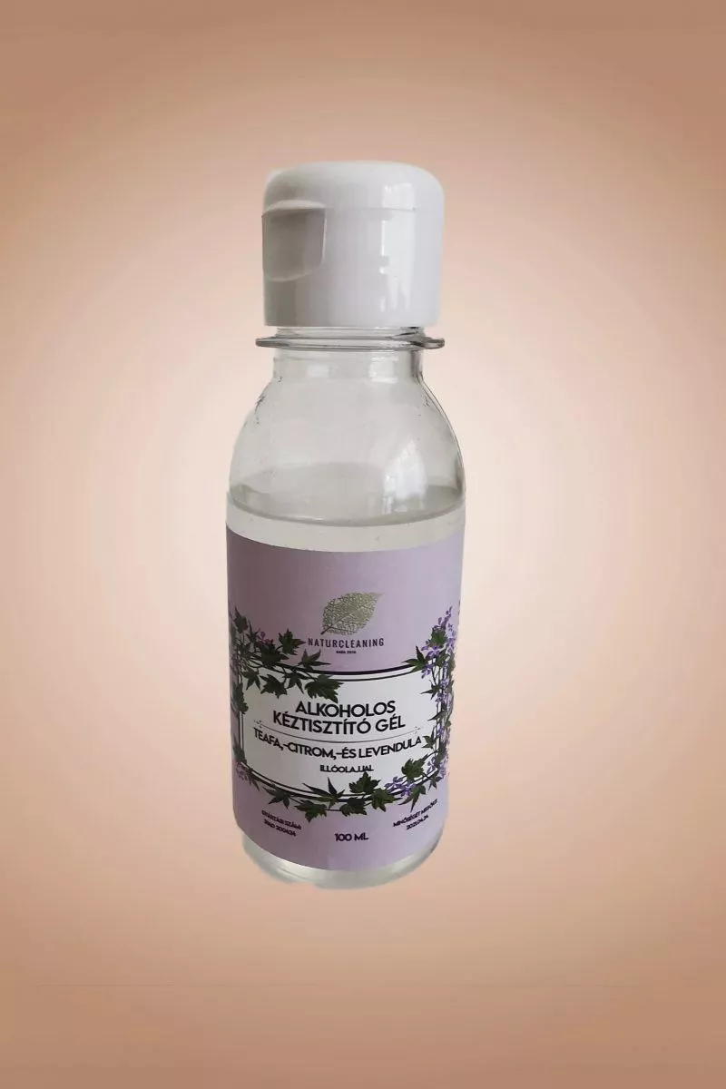 Naturcleaning Alkoholos kéztisztító Teafa,-citrom,-és levendula olajjal 100ml