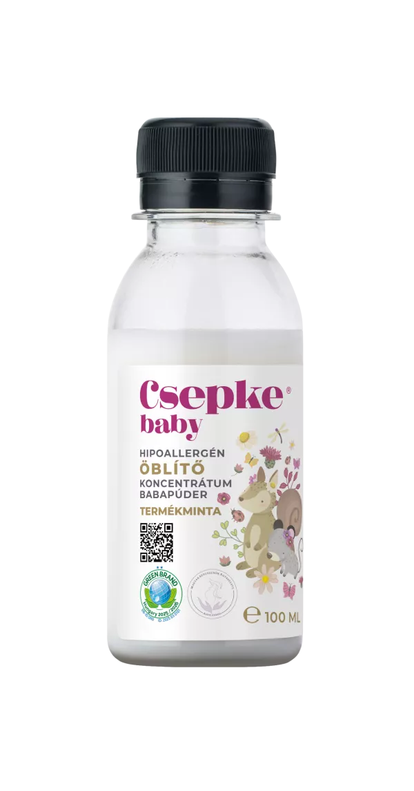 Csepke baby hipoallergén öblítő babapúder 3m+ 100 ml