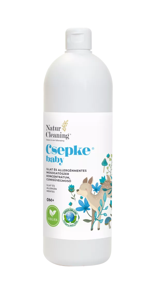Csepke Baby mosogatószer koncentrátum, cumisüveg mosó 0m+ 1 liter