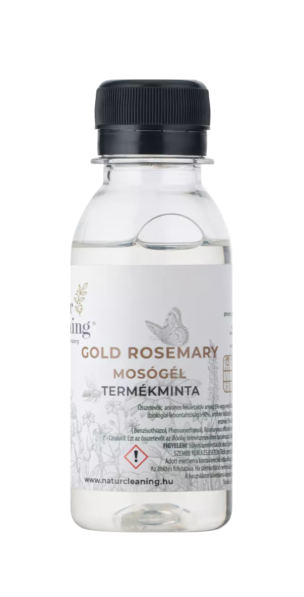 Naturcleaning Gold Rosemary hipoallergén mosógél termékminta 100 ml