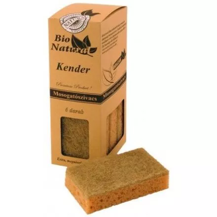Eco Natural kender mosogatószivacs 6db