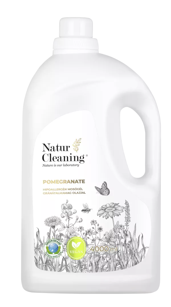 Naturcleaning Gránátalma hipoallergén mosógél 4 liter