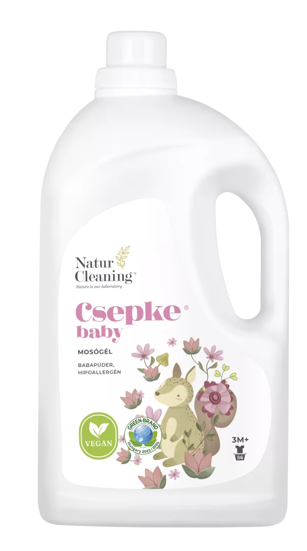 Csepke baby hipoallergén mosógél babapúder 4 liter