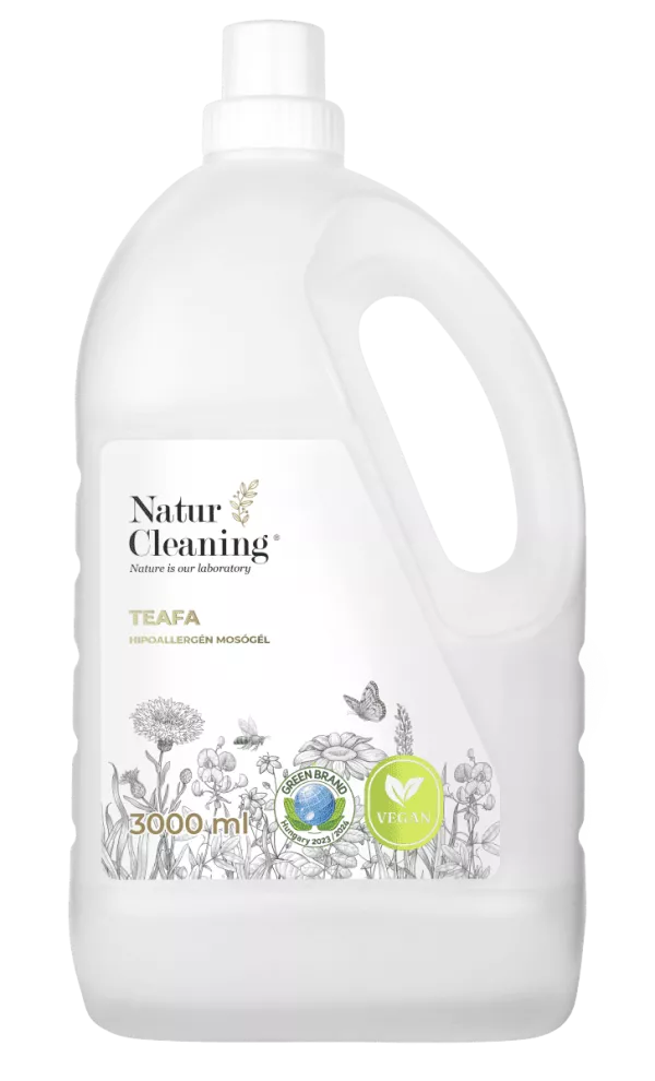 Naturcleaning Teafa-Aloe hipoallergén mosógél 3 liter