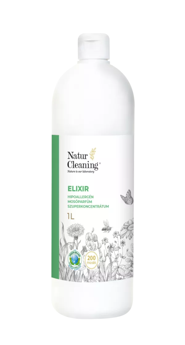 Naturcleaning Elixir Hipoallergén Mosóparfüm Szuperkoncentrátum 1 liter