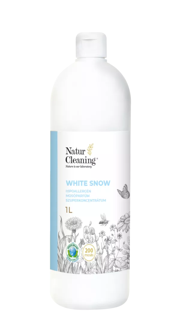 Naturcleaning White Snow Hipoallergén Mosóparfüm Szuperkoncentrátum 1 liter