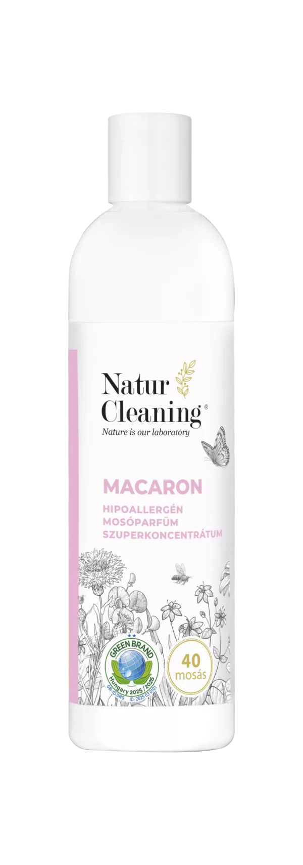 Naturcleaning Macaron Hipoallergén Mosóparfüm Szuperkoncentrátum 200 ml