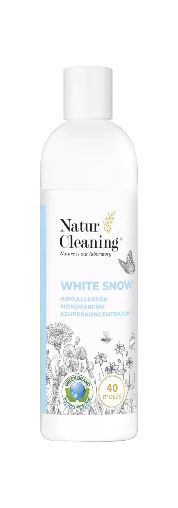 Naturcleaning White Snow Hipoallergén Mosóparfüm Szuperkoncentrátum 200 ml