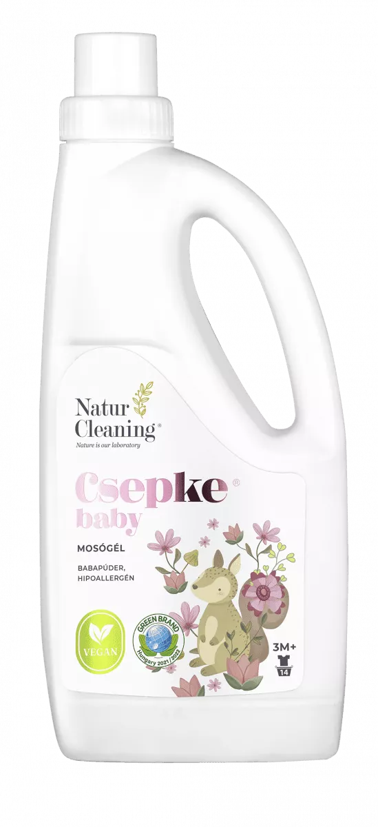 Csepke baby hipoallergén mosógél babapúder 1 liter