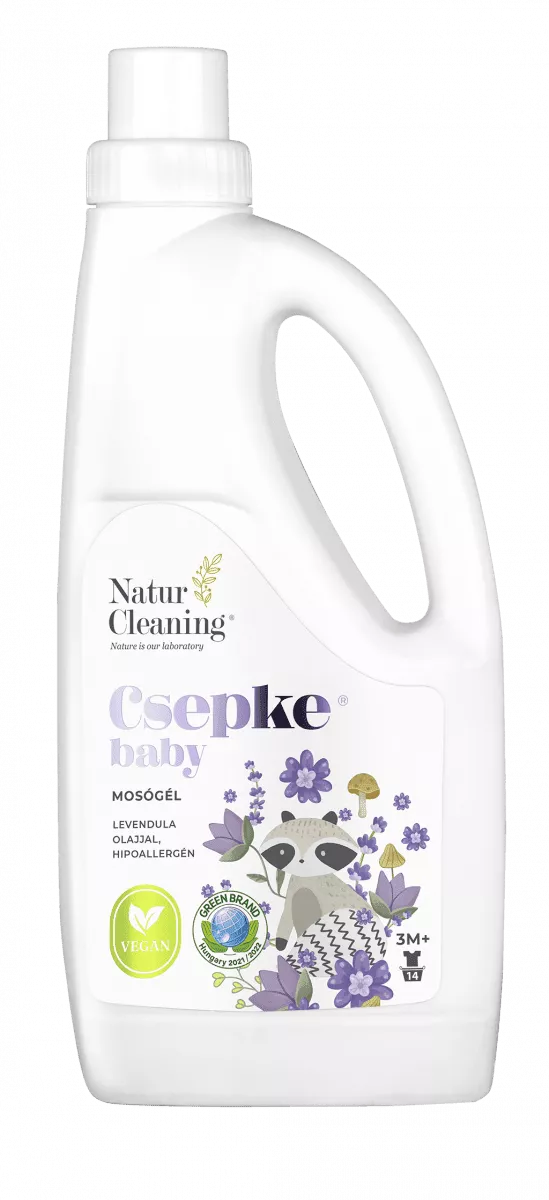 Csepke Baby mosógél levendula olajjal 3m+ 1 liter