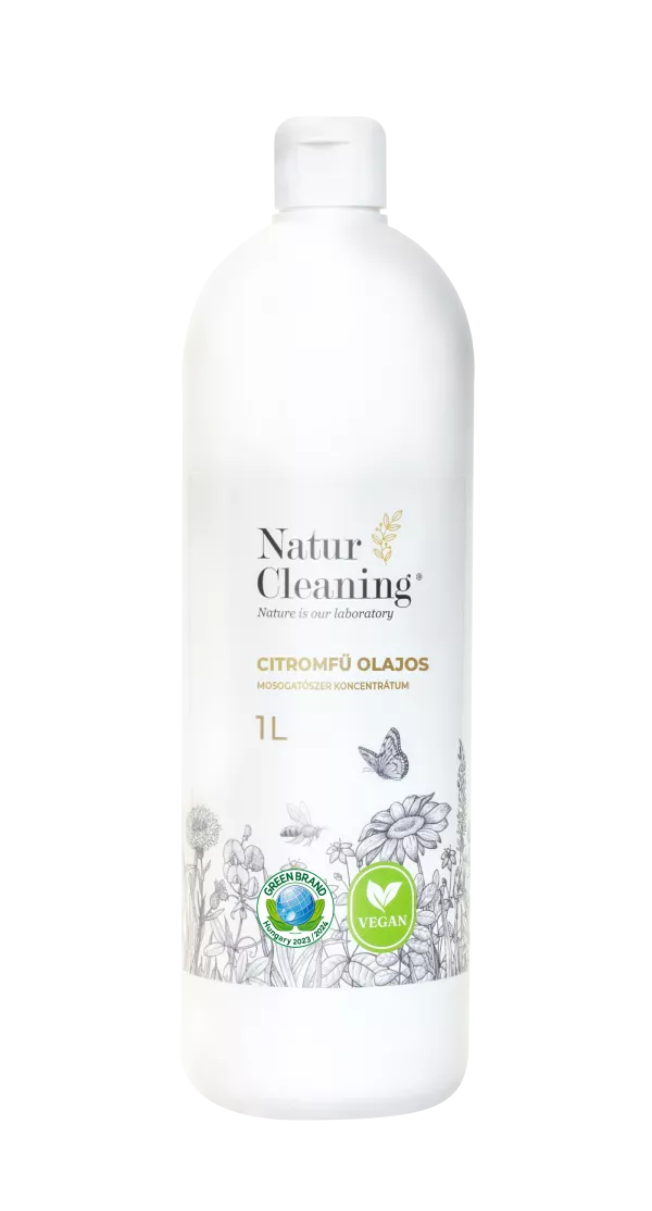 Naturcleaning Mosogatószer Citromfű olajos 1 liter